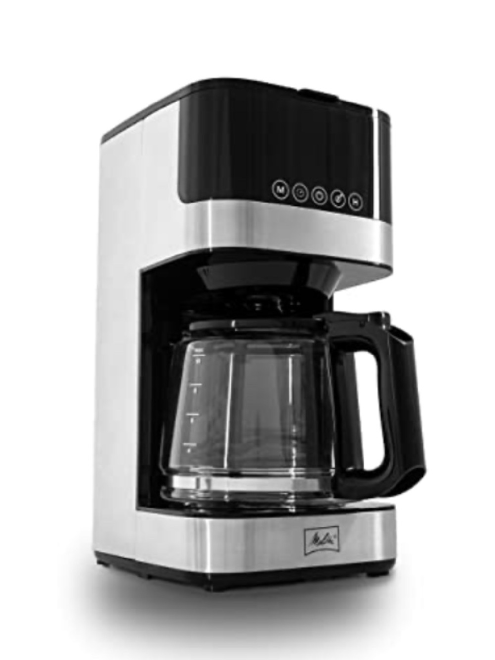 Melitta Aroma Tocco 10Cup Programmable Drip Coffee Maker Glass Carafe touch disp